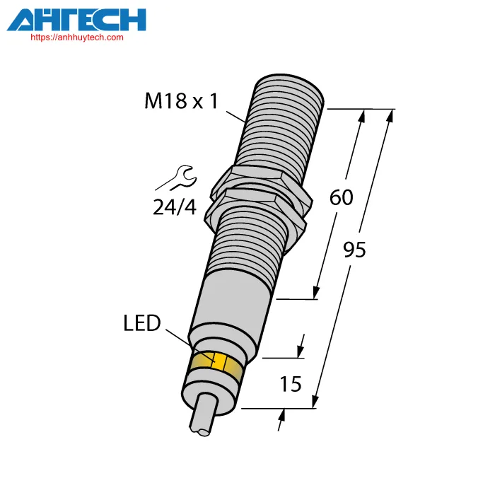 Inductive Sensor Turck bi5-em18d-vp6x-s120