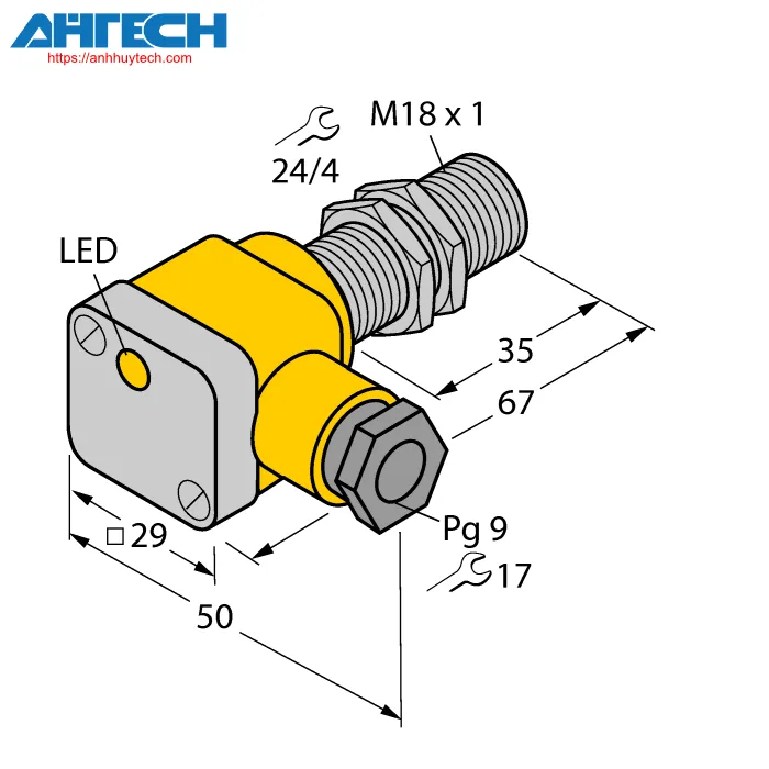 Cảm biến cảm ứng Turck bi5-g18sk-y1x
