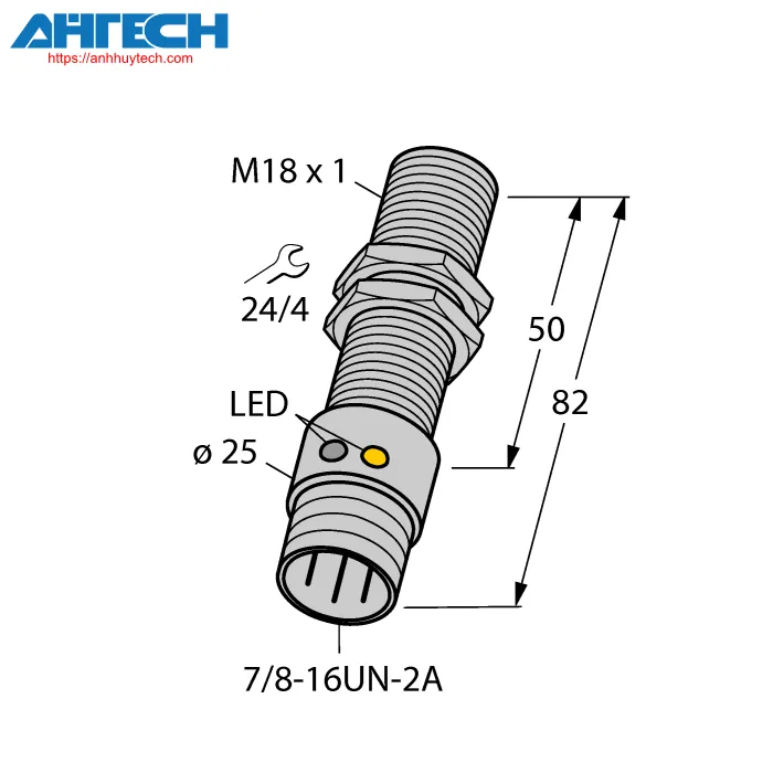 Cảm biến cảm ứng Turck bi5u-g18-adz30x2-b1331