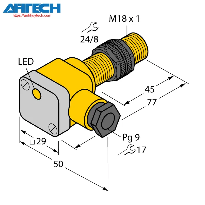 Cảm biến cảm ứng Turck bi5u-p18sk-an6x