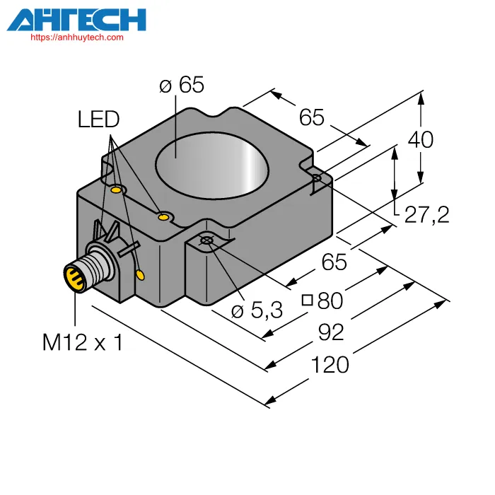 Cảm biến cảm ứng Turck bi65r-q80-ap6x2-h1141