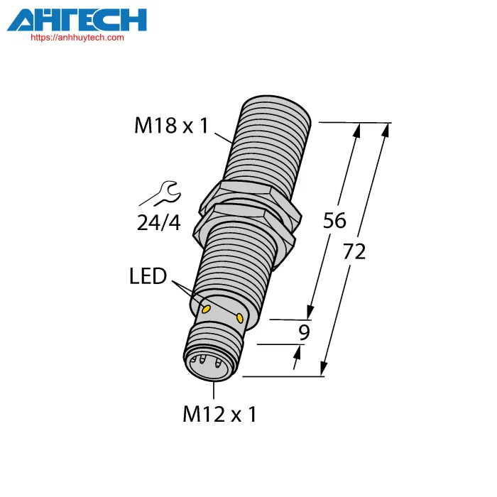 Cảm biến cảm ứng Turck bi8-m18e-vn6x-h1141