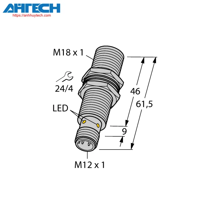 Cảm biến cảm ứng Turck bi8u-em18mwd-vp6x-h1141