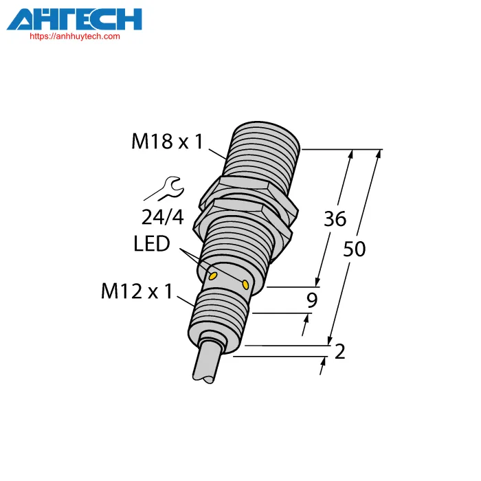 Cảm biến cảm ứng Turck bi8u-em18wd-ap6x