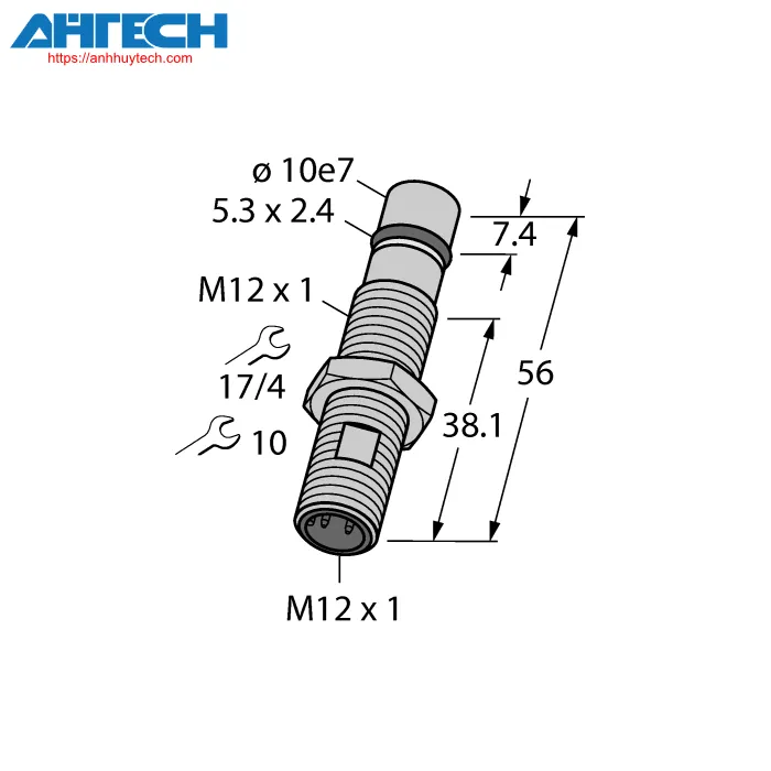 Inductive Sensor Turck bid15-g120kk-ap6-h1141