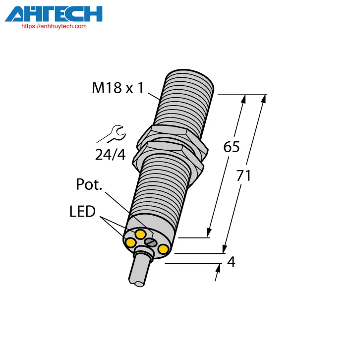 Cảm biến cảm ứng Turck dbi5u-m18e-ap4x3