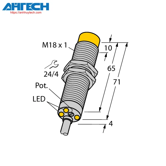Cảm biến cảm ứng Turck dni12u-m18e-ap4x3
