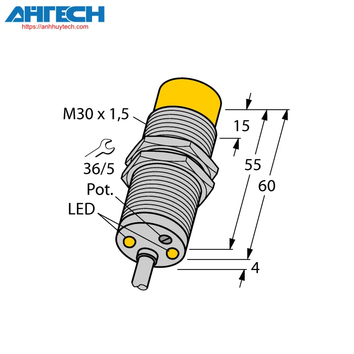 Cảm biến cảm ứng Turck dni20u-m30-ap4x2