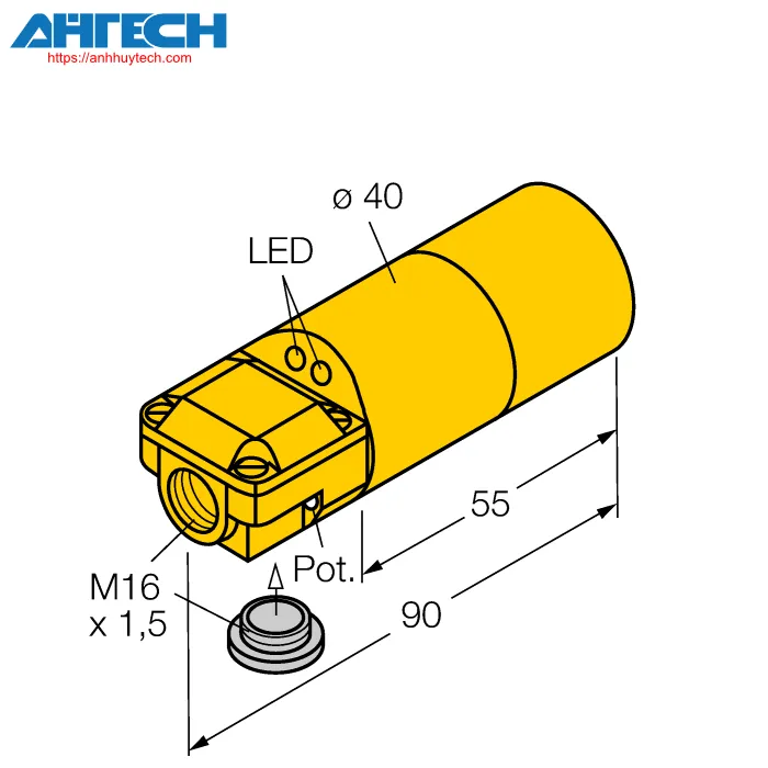 Cảm biến cảm ứng Turck dni30u-k40sr-ap4x2
