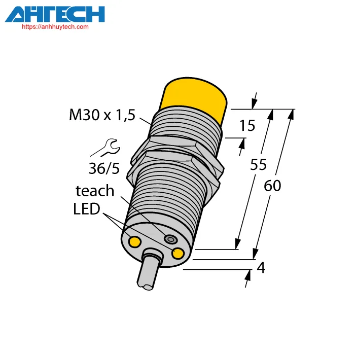 Cảm biến cảm ứng Turck dtni20u-m30-ap4x2