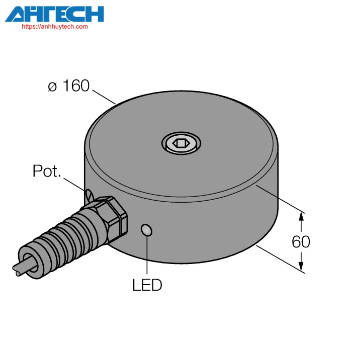 Inductive Sensor Turck ni100-q160-ap44x-s120