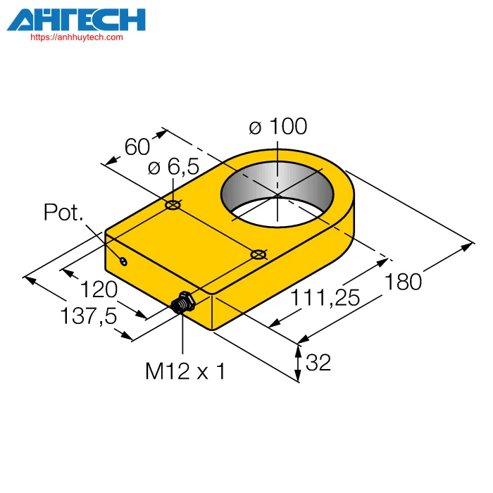 Cảm biến cảm ứng Turck ni100r-s32xl-2lu-h1141-s950