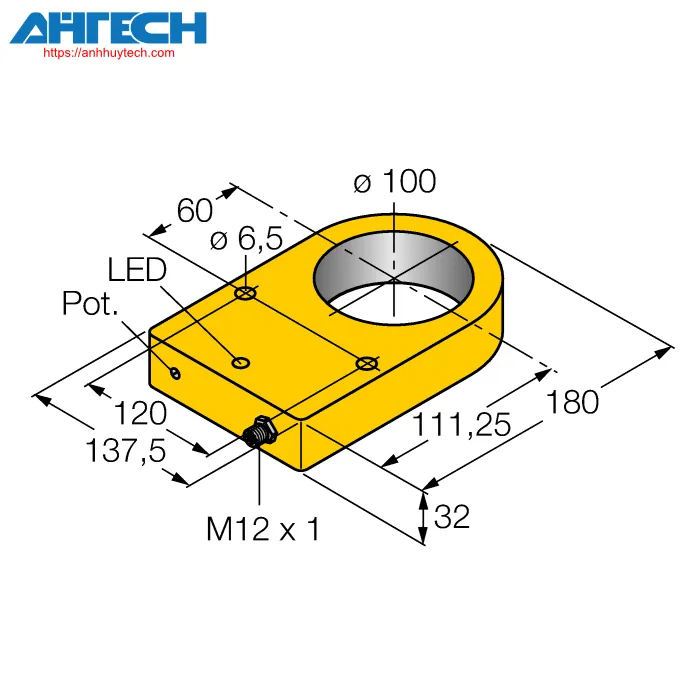 Cảm biến cảm ứng Turck ni100r-s32xl-vp44x-h1141