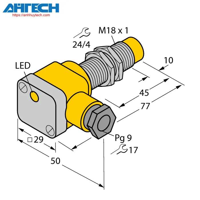 Cảm biến cảm ứng Turck ni12u-eg18sk-ap6x