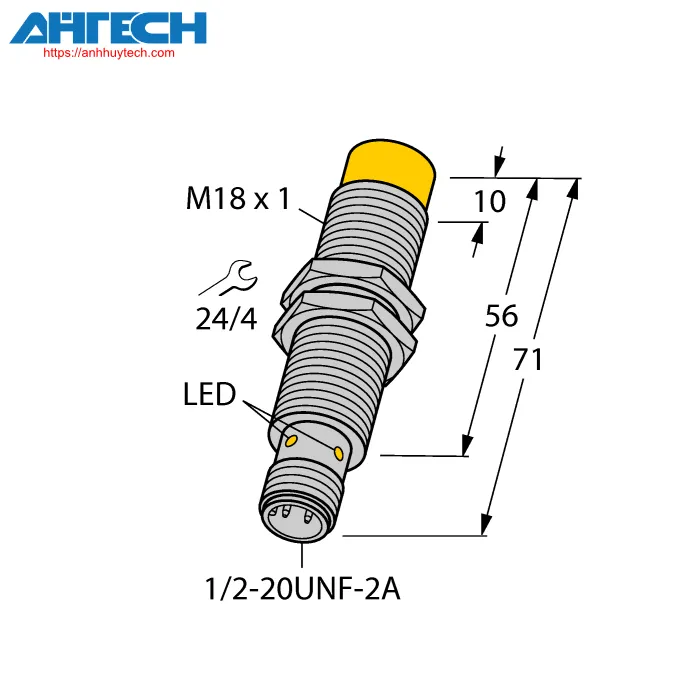 Cảm biến cảm ứng Turck ni12u-g18-adz30x2-b3331