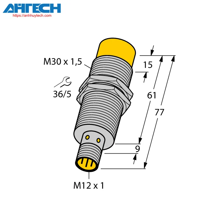 Inductive Sensor Turck ni15-m30e-liu-h1141