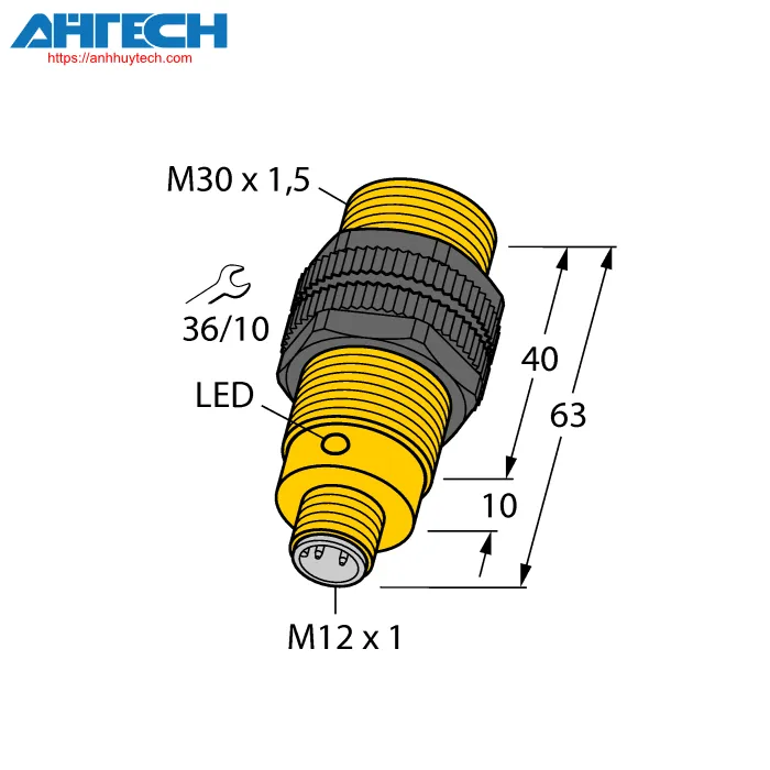 Inductive Sensor Turck ni15-s30-ap6x-h1141