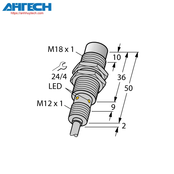 Inductive Sensor Turck ni15u-em18wd-ap6x