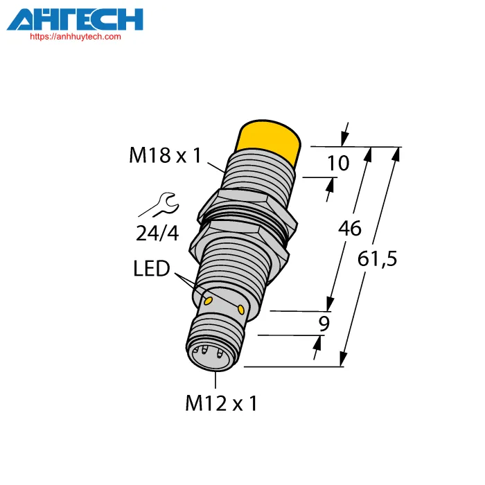 Inductive Sensor Turck ni15u-m18m-vp6x-h1141