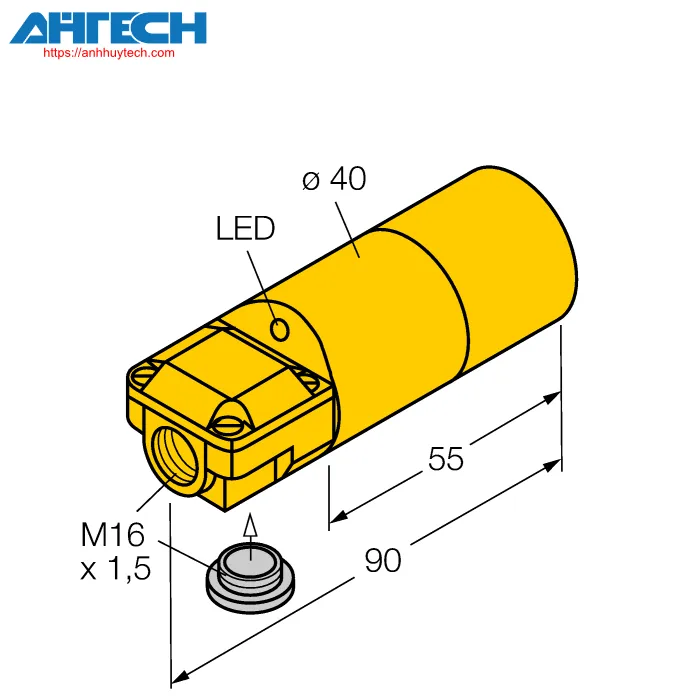 Inductive Sensor Turck ni20-k40sr-ap6x