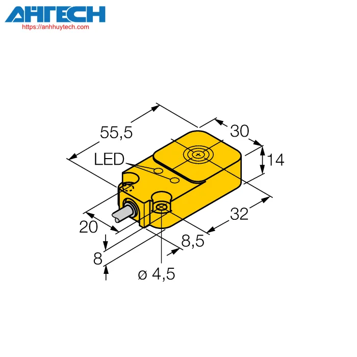 Cảm biến cảm ứng Turck ni20-q14-an6x2