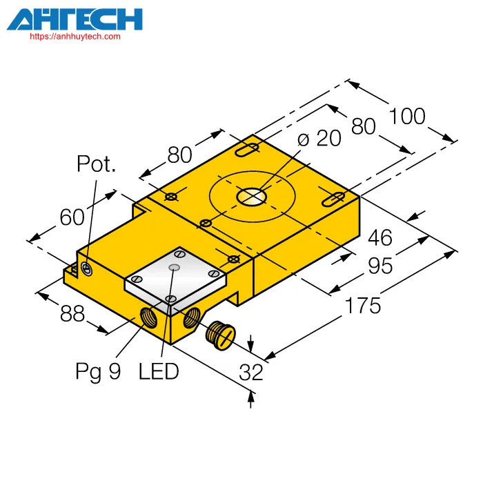 Cảm biến cảm ứng Turck ni20r-s32sr-vp44x