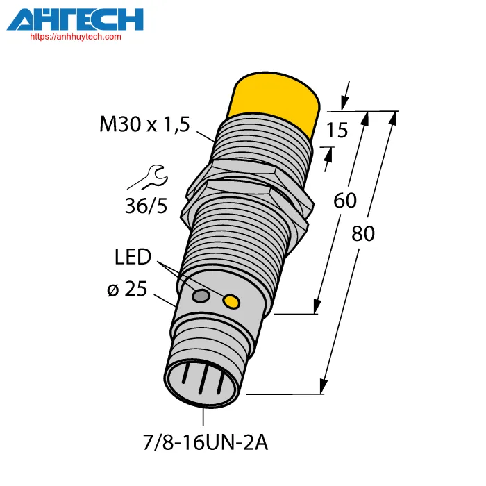 Cảm biến cảm ứng Turck ni20u-g30-adz30x2-b1131