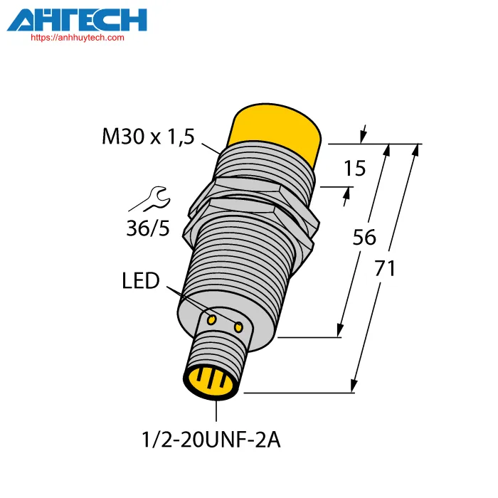 Cảm biến cảm ứng Turck ni20u-g30-adz30x2-b3131