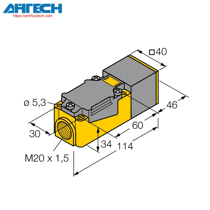 Inductive Sensor Turck ni25-cp40-liu
