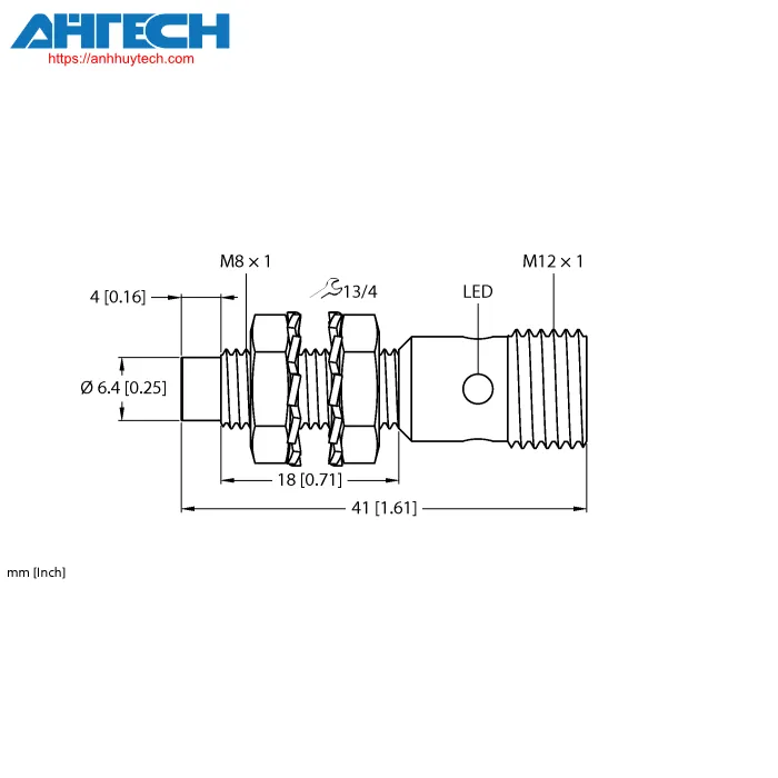 Cảm biến cảm ứng Turck ni3-eg08k-ap6x-h1341