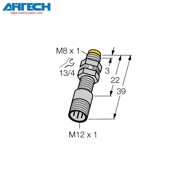 Cảm biến cảm ứng Turck ni3-eg08k-y1-h1341