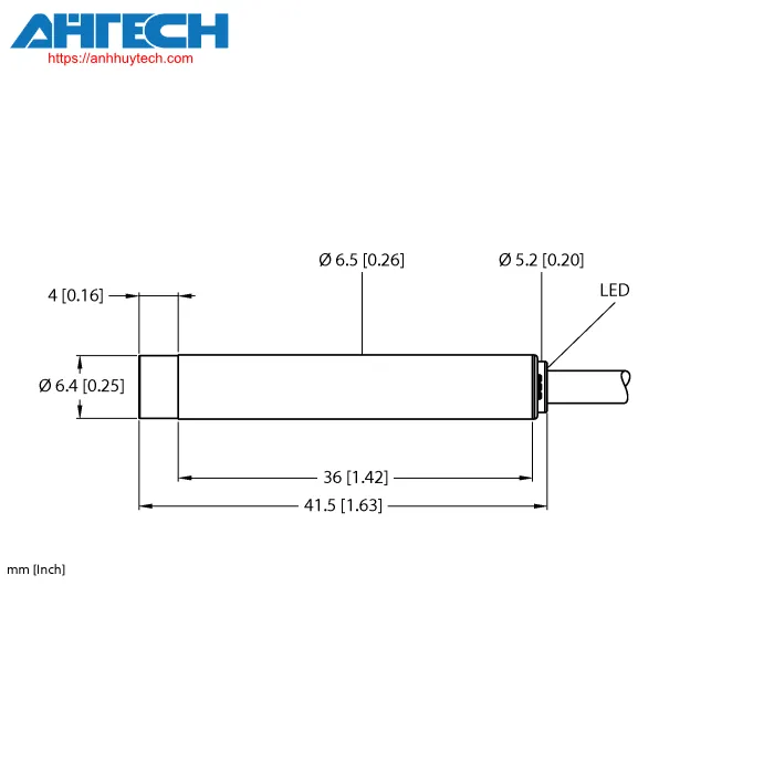 Inductive Sensor Turck ni3-eh65-an6x