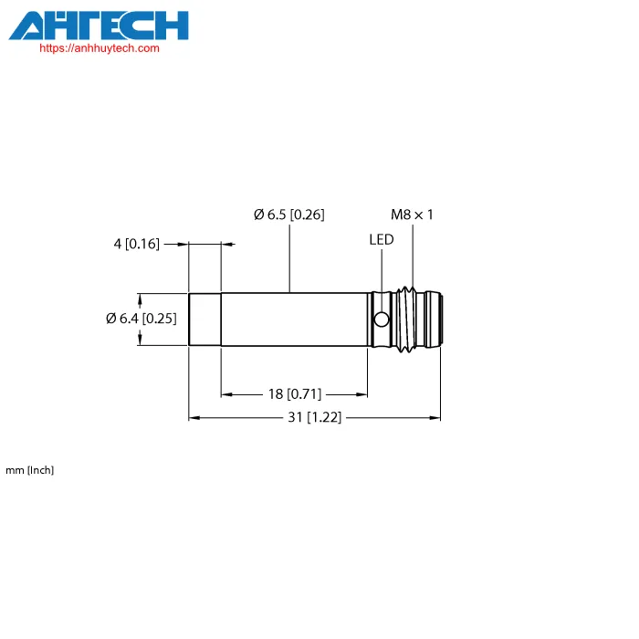Cảm biến cảm ứng Turck ni3-eh65k-an6x-v1131