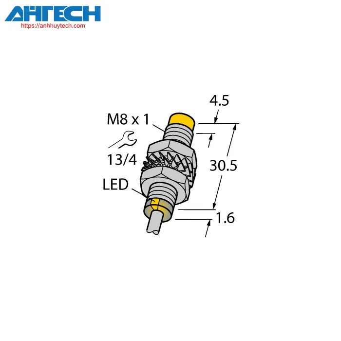 Cảm biến cảm ứng Turck ni3-m08-an6x