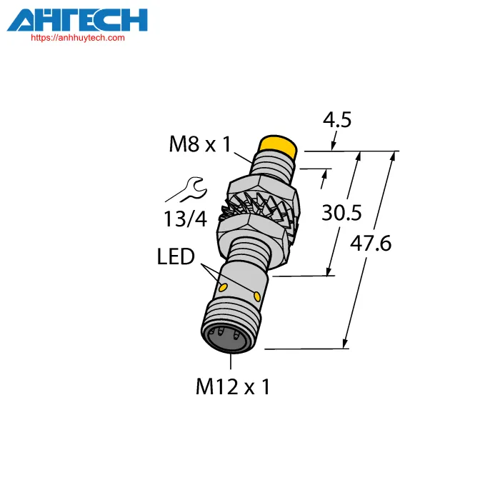 Cảm biến cảm ứng Turck ni3-m08-vp6x-h1341