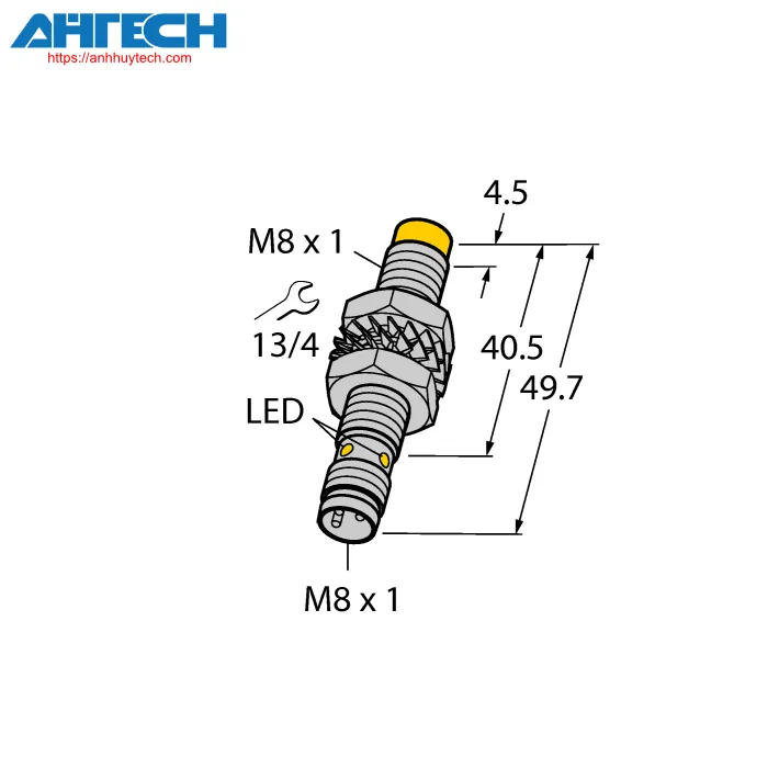 Inductive Sensor Turck ni3-m08e-ap6x-v1131