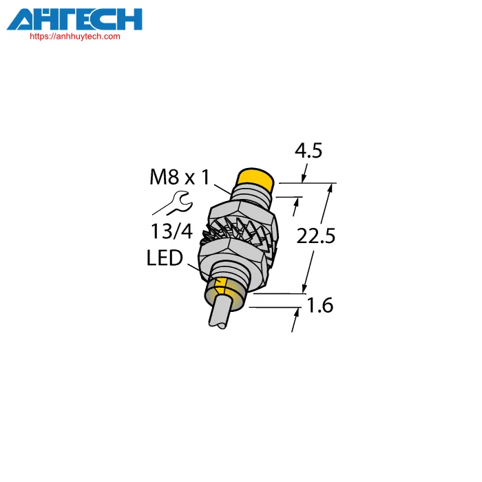 Inductive Sensor Turck ni3-m08k-an6x