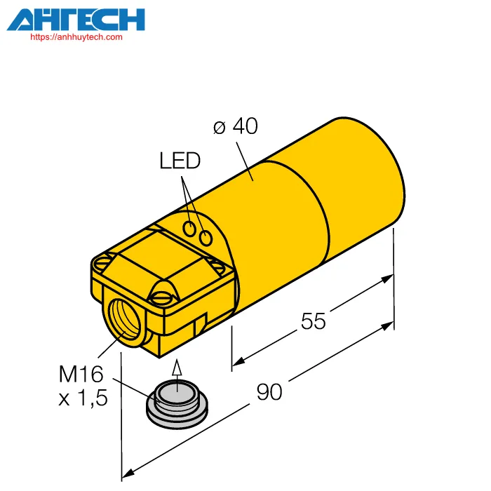 Cảm biến cảm ứng Turck ni30-k40sr-fz3x2