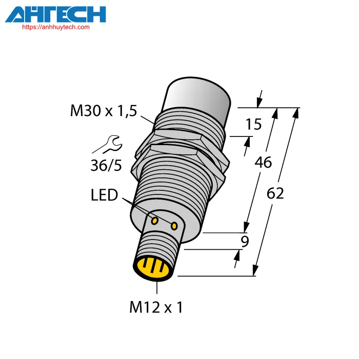 Cảm biến cảm ứng Turck ni30u-em30wd-vp6x-h1141