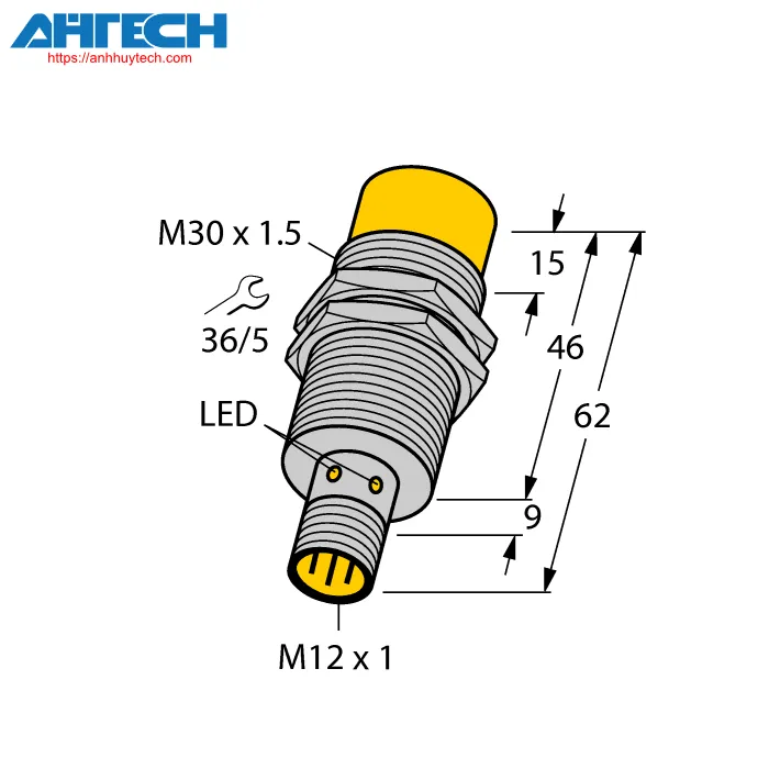 Inductive Sensor Turck ni30u-m30-vp6x-h1141