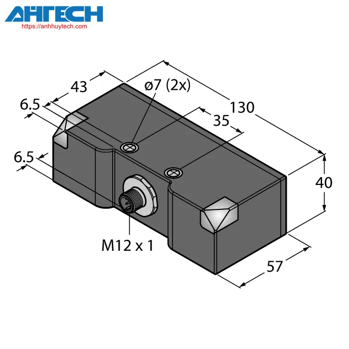 Inductive Sensor Turck ni30u-q130wd-vp6x2-h1141