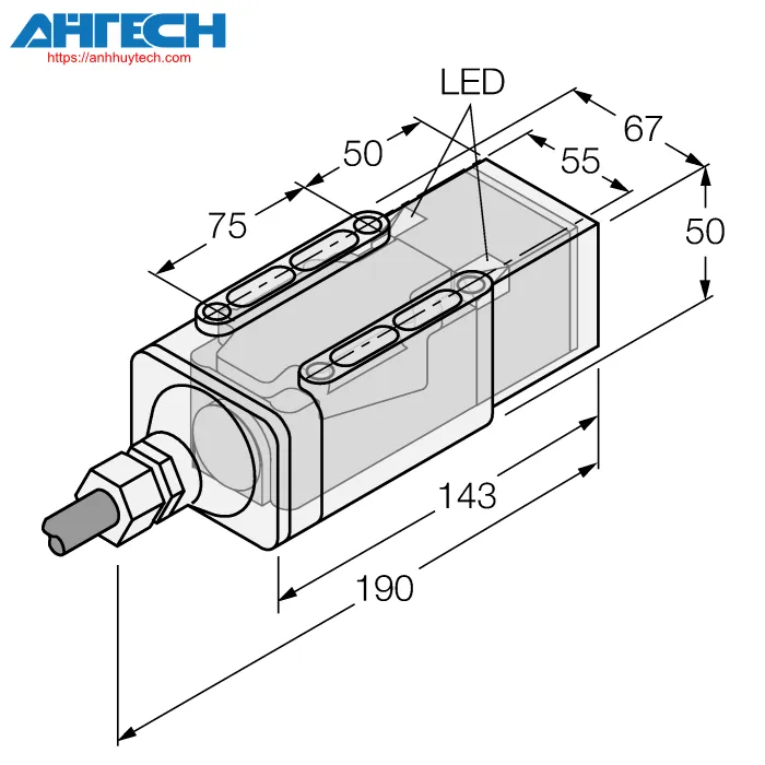 Inductive Sensor Turck ni35-cp40-vp4x2-s369-f-30m