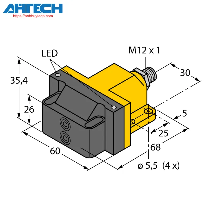 Cảm biến cảm ứng Turck ni4-dsu26-2ap4x2-h1141
