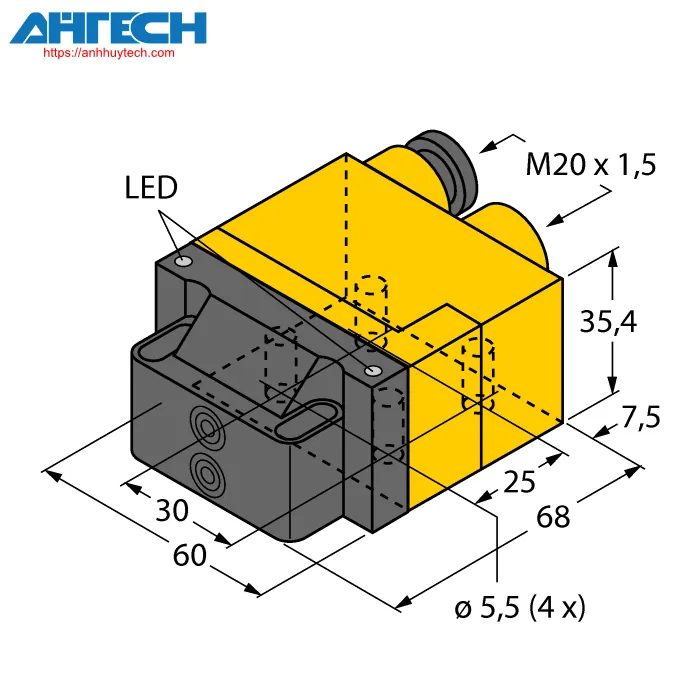 Inductive Sensor Turck ni4-dsu26tc-2ap4x2