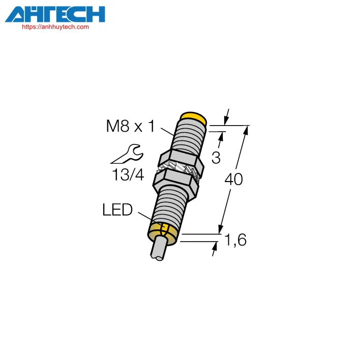 Inductive Sensor Turck ni4-eg08-ag41x