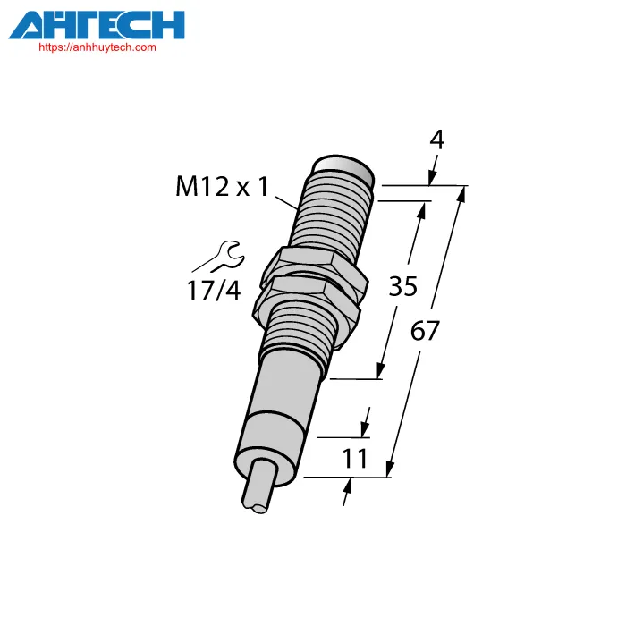 Inductive Sensor Turck ni4-em12wd-ap6-s929
