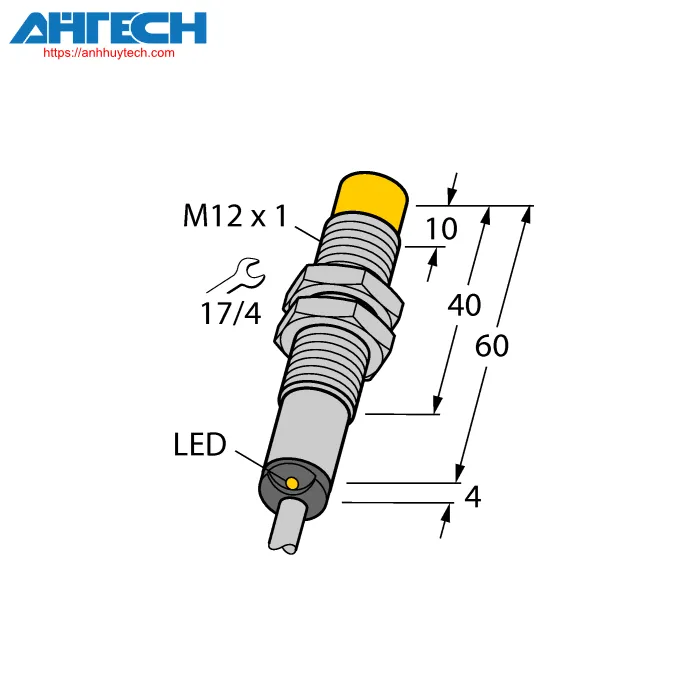 Cảm biến cảm ứng Turck ni4-m12-adz31x-7m