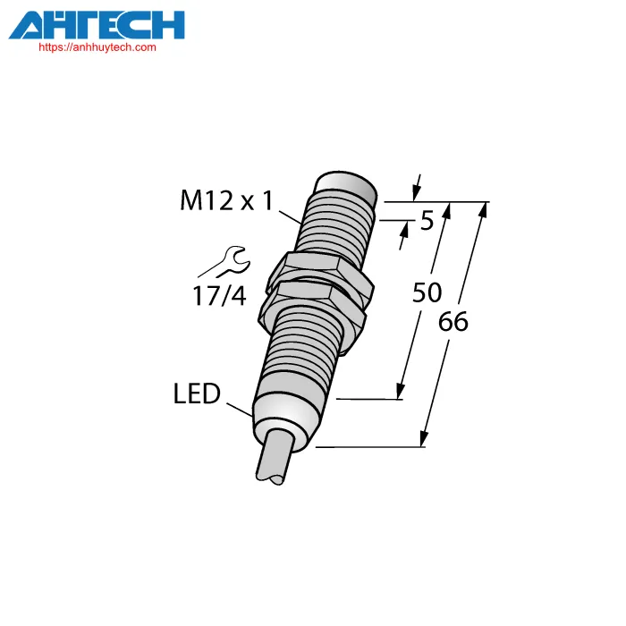 Inductive Sensor Turck ni4-m12-ap6x-s120