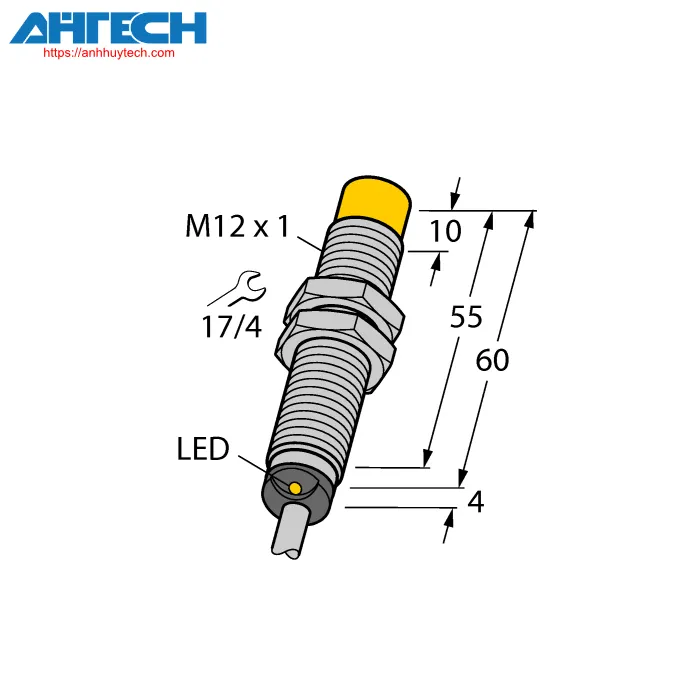 Inductive Sensor Turck ni4-m12-az31x