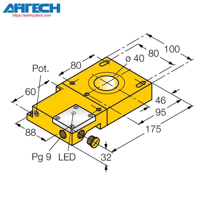 Cảm biến cảm ứng Turck ni40r-s32sr-vp44x